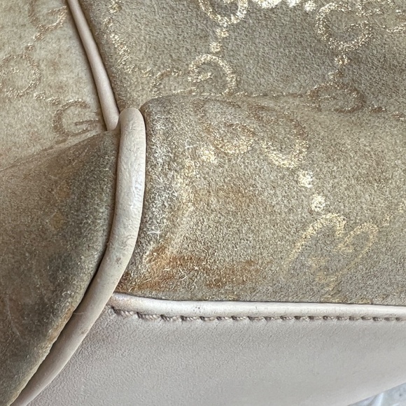 Authentic Gucci GG Charmy Suede Boston Shoulder bag - Picture 7 of 12